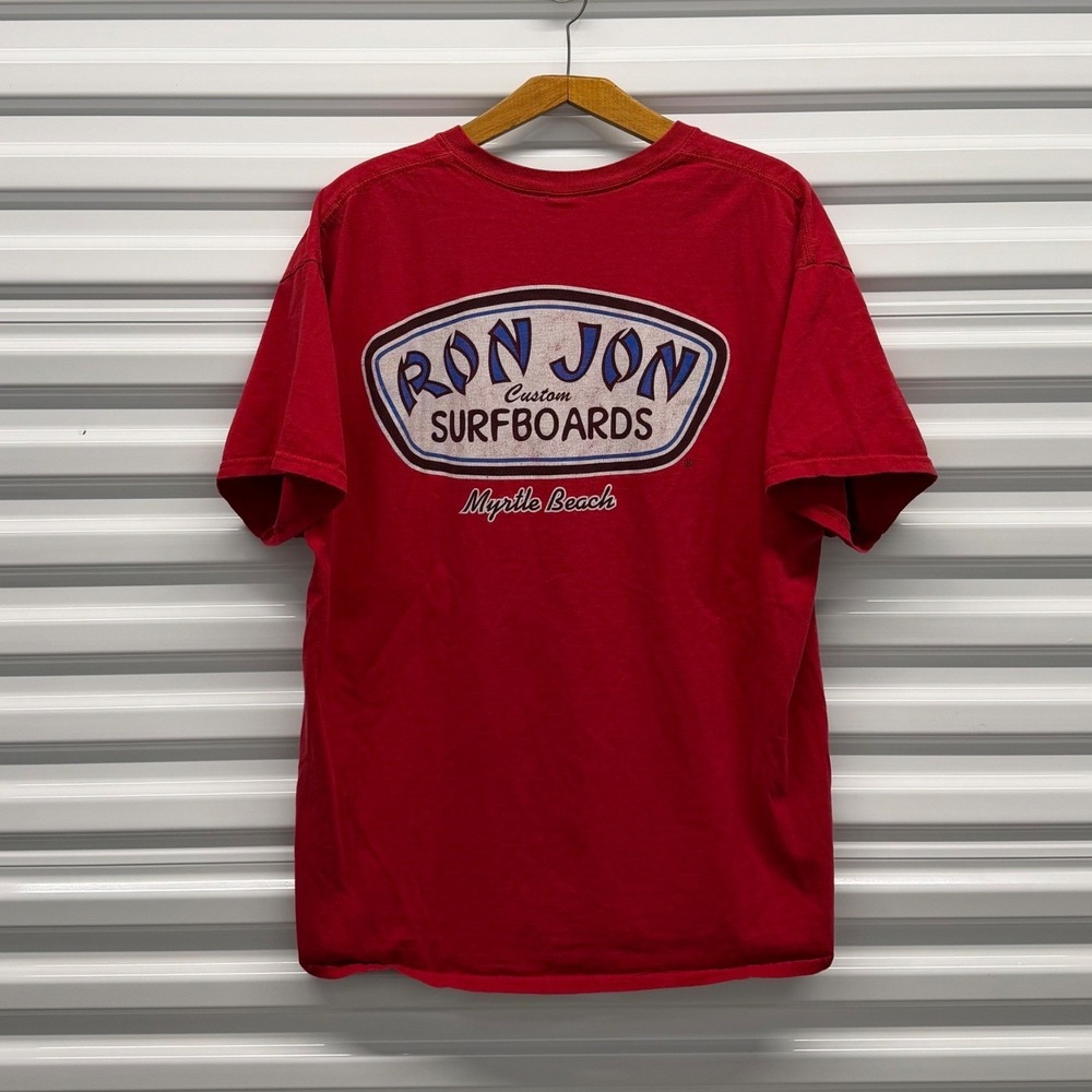 Vintage y2k Ron Jon Surfboards Surf Style Red Mens XL Shirt